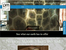 Tablet Screenshot of perawaymarble.com.au